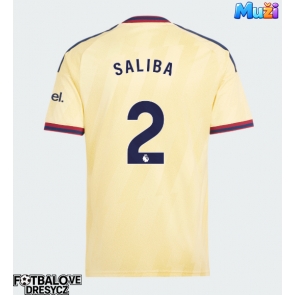 Arsenal William Saliba #2 Alternativní Dres 2026-27 Krátký Rukáv